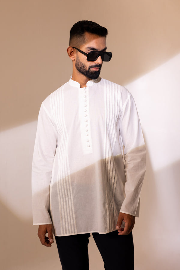 Cotton Pintuck Kurta