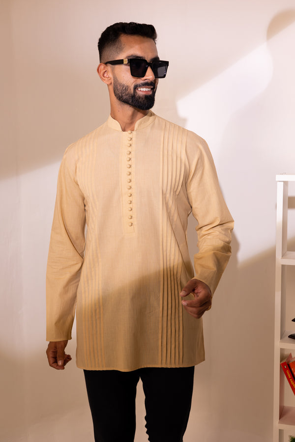 Cotton Pintuck Kurta