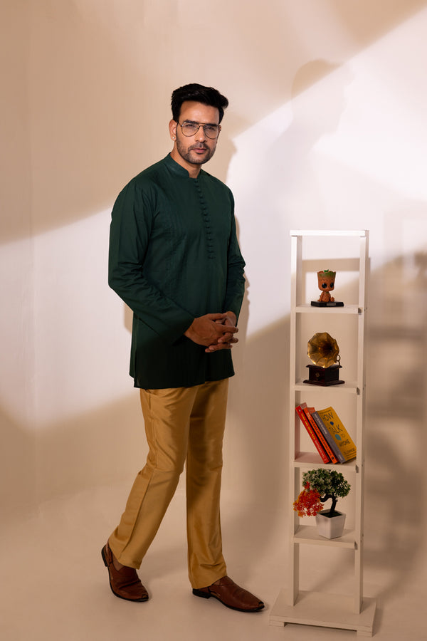 Cotton Pintuck Kurta