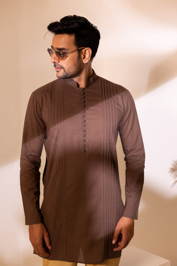 Cotton Pintuck Kurta