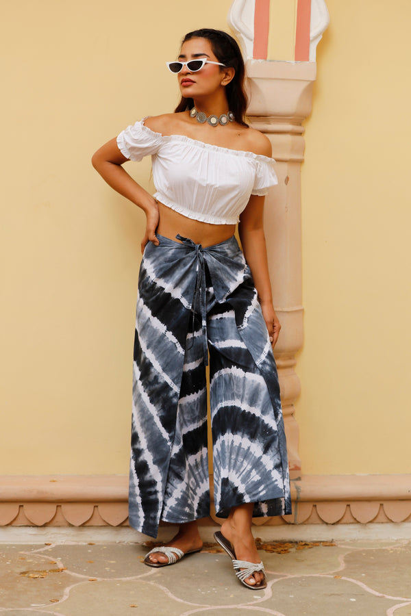 Tie & Dye Wrap Pants