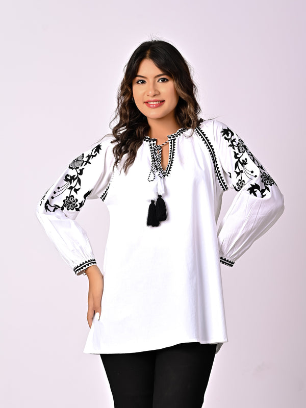 Women Embroidered Top