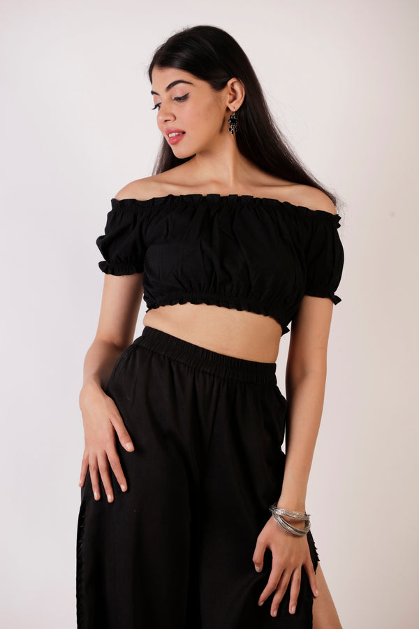 Cotton Poplin Crop Top