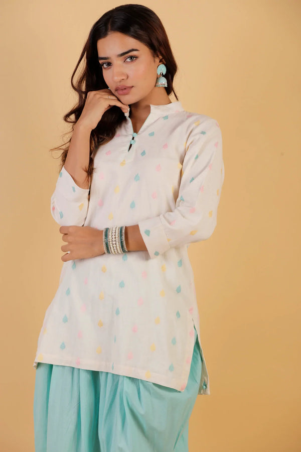 Multi Jacquard Kurta